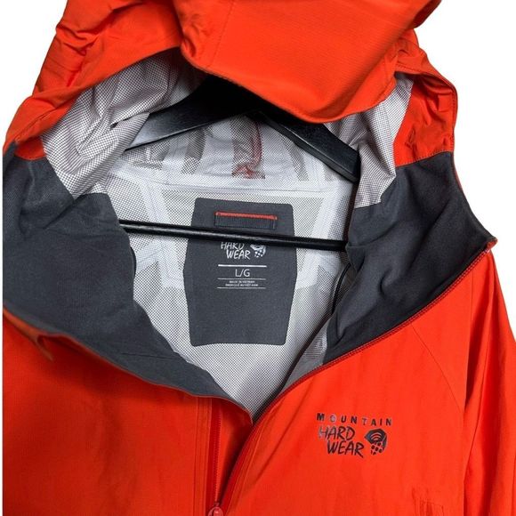 Mountain Hardwear Quasar Lite Rain Jacket Mens Large - Picture 3 of 5